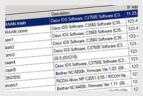 Easy to share information with exports to PDF, Visio, CSV, and Excel
